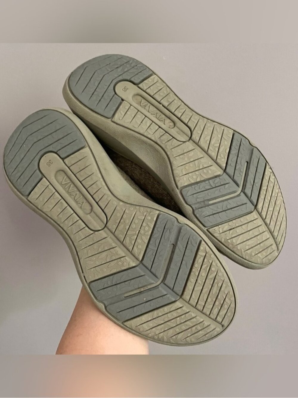 Vivaia Green Wool Sneaker Sliders (Urban) - 38 / 7 - Picture 10 of 16